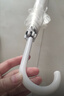 ins森系长柄半自动透明伞360度全景透明雨伞男女网红生折叠简约 小号半自动透明伞 8骨 实拍图
