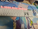 蝰蛇 KM600 机械键盘鼠标套装电竞青轴台式机网吧电脑办公笔记本USB有线通用发光游戏外设绝地求生 KM600 白色 青轴 【键鼠套装】 实拍图
