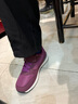 足力健大师老人鞋女中老年健步鞋妈妈鞋宽头运动鞋防滑奶奶鞋子秋冬 A16紫色春秋款 36 实拍图