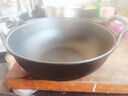 铸铁元宝锅煲汤锅无涂层平底加厚小炒锅双耳炖锅电磁炉燃气灶通用 单锅无盖|锅口直径 25cm 实拍图