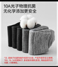 京东京造【10A抑菌袜】新疆棉四季秋冬吸汗休闲袜透气简约黑5双 实拍图
