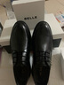 百丽英伦风商务皮鞋男士2026新款春季牛皮革通勤正装皮鞋A2297AM6 黑色 40 实拍图