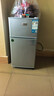 志高（CHIGO）小冰箱迷你小型家用冷藏冷冻两用宿舍出租房用双门办公室电冰箱节能省电 【一级能效】58L银色【三天约一度电】 实拍图