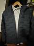 优衣库莫雷加德同款男装女装PUFFTECH空气棉服连帽外套夹克478268 478268/69藏青色 3XL 实拍图
