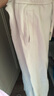 森马（Semir）休闲裤女春季松紧腰抽绳阔腿裤女生显瘦ins慵懒卫裤101125127009A 实拍图