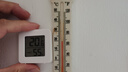 温度计室内家用精准婴儿房温湿度计壁挂室干湿计电子数显表高精度 【一只装】白色-迷你温湿度计 实拍图