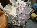 逗逗熊高景观婴儿推车两用避震轻便儿童车推车可折叠宝宝可坐可躺BB车 奢华花园+全功能+单手收+餐盘 实拍图