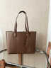 viney牛皮包包女包大容量托特包单肩包手提包生日礼物高级感送女友老婆 实拍图