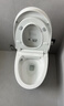 希箭（HOROW）无棱陶瓷轻智能马桶轻音冲抗菌釉面脚感翻圈千次泡沫盾无水压BF20 BF20-无棱陶瓷千次泡沫翻圈翻盖 坑距是295-390选305 305/300mm 实拍图
