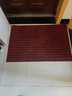 墨斗鱼入户门地垫 进户门地垫防滑垫易清理防渗漏可裁剪红色 60*90cm 实拍图