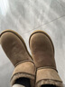 京东京造【中筒经典】雪地靴女冬季羊皮毛一体保暖防寒短靴羚羊棕37 实拍图