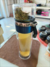 KDISV德国水杯玻璃钢化玻璃杯高硼硅2026新款耐高温防爆防摔茶杯泡茶 升级款银色450ML【双层加厚/防爆耐摔】 [茶水分离/耐高温] 实拍图