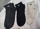 棉十三袜子男士新疆棉10A抗菌防臭短袜春夏透气纯色船袜低帮短筒袜7双ql 实拍图