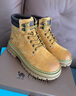 骆驼（CAMEL）王俊凯同款冬加绒户外工装马丁大黄靴男 G122W7757TR 金黄 43 实拍图