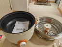 荣事达（Royalstar）电煮锅多功能蒸煮煎炒一体电热锅宿舍学生煮面锅家用电火锅一锅多用途电炒锅炒菜不粘锅插电小电锅 多功能电煮锅【带蒸笼】送8礼 特厚款22cm（适合1-2人） 实拍图
