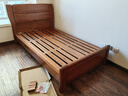 光明家具床实木双人床北美红橡木现代中式实木床1.8米大床婚床 1574 1.2米空体床 实拍图
