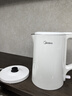 美的（Midea）电热水壶家用烧水壶小容量 0涂层 食品级304不锈钢 双层防烫 全钢无缝  1.5L容量 1566 实拍图