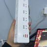 公正午多功能插座转换器扩展面板家用带快充USB插排铜芯带线分控插排/插线板/接线板/排插家用宿舍排插 九位插孔＋快充USB+Type-c 【0.8米】 实拍图