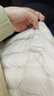 鸭鸭（YAYA）轻薄羽绒服女短款休闲内胆薄款冬季内搭保暖新国标外套KX 米白 L 实拍图
