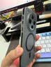 猩球卫士高级感适用OPPO FindX8Ultra磁吸瓦楞手机壳防指纹超薄行李箱条纹保护套磨砂透明外壳简约商务黑 实拍图