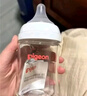 贝亲（Pigeon）PPSU双把手防胀气奶瓶240ml 丛林小兔 M号奶嘴 3月+ AA218 实拍图