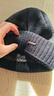 南极人毛线帽男保暖针织护耳冬加绒加厚包头套围脖帽子女N18M2519 黑色 实拍图