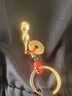 星光缘 黄铜葫芦五帝钱钥匙扣装饰挂件创意随身携带挂饰送男友父亲饰品 实拍图