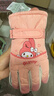 火炬人儿童手套防寒8岁到12岁加绒加厚卡通女童中大童滑雪保暖手套C3225 实拍图