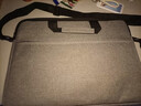 怡之帆笔记本电脑包手提包公文包适用苹果华为联想拯救者小新游戏本惠普 灰色有肩带 14英寸 实拍图