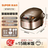 苏泊尔（SUPOR）电饭煲4-5人大容量5升球釜内胆电饭锅家用煲汤煮粥锅多功能智能预约微压电饭锅SF50FC733 实拍图