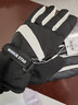 回力手套冬季男骑行手套滑雪加厚保暖触屏防泼水防风寒电动摩托手套女 黑色【科技锁温+骑车防滑】 均码 实拍图