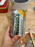 屈臣氏（Watsons）苏打水柠檬草味低糖0脂低卡饮料解腻调酒火锅330mL*24罐整箱 实拍图