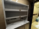 佳帮手【谢霆锋代言】厨房置物架多层储物柜多功能收纳岩板餐边柜6白120 实拍图
