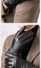 啄木鸟真皮手套男士秋冬季加绒保暖骑行开车加厚防寒羊皮手套送男生礼物 实拍图