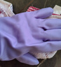 光多拉洗碗手套加绒螺纹束口洗衣服家务保暖手套厨房加长PVC防水滑手套 实拍图