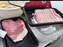 东方甄选原切牛肉片前胸后胸上脑板腱肥牛片羔羊肉卷生鲜火锅涮肉食材 原切 255g 4盒 （前胸*2+后胸*2） 实拍图
