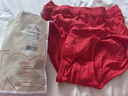 三枪【全棉高腰】女士内裤大码短裤提臀透气纯色送妈妈女三角裤3条装 实拍图