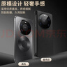 艾德加【蝉 联金 榜】适用华为mate60pro手机壳mate60pro保护套智能视窗休眠全包防摔商务皮套免翻盖接听 实拍图