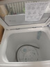 小天鹅（LittleSwan）双桶双缸洗衣机半自动 16公斤超大容量 喷淋漂洗强力去污 洗大件 节能省水 TP16S158 实拍图