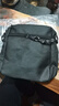 男士单肩包多层小背包轻便通勤休闲户外男斜挎包 黑色 实拍图