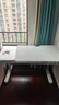 黑白调A2儿童学习桌大白桌实木升降桌书桌学习桌写字桌电脑桌 120*60cm 实拍图