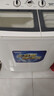 澳柯玛（AUCMA）洗衣机半自动波轮洗衣机8公斤大容量 玻璃面板双缸双桶洗脱分离脱水除毛甩干租房家用XPB80-2118S 实拍图