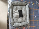 京喜自营-专用品牌狗窝猫窝宠物床 四季通用保暖狗垫子大中小型犬 送货上门 优质棉窝灰色 S50*40cm 适12斤 实拍图