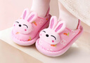 土豆屋儿童拖鞋宝宝布拖鞋男女童防滑婴幼儿小孩居家棉拖鞋 小兔160码 实拍图