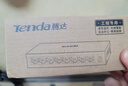 Tenda腾达8口千兆交换机 网络扩展器网线分线器一分八 企业家用监控交换器转换器分流器 钢壳 TEG1008M 实拍图