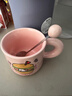 可爱fufu生日蛋糕马克杯带盖勺陶瓷杯送女生高颜值有意义生日礼物 汉堡生日蛋糕杯+勺1个350ml 实拍图