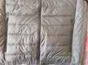 雪中飞男女立领秋羽绒百搭轻薄鸭绒立领修身轻盈隐藏式口袋 梦幻灰|8051-男 XL 180/100A 实拍图