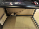 甄严选电脑桌台式家用电竞游戏桌双人办公台书桌简约书房学习桌写字桌子 加厚碳纤纹理-120*70CM【加宽】 实拍图
