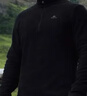 迪卡侬男式山地徒步摇粒绒保暖夹克MH100黑色 4094281 3XL 实拍图
