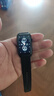 YAMIU华为机鸿蒙系统苹果机IOS适用高精度监测无创血糖血压智能手环血氧心率睡眠男女成人健康运动手表 旗舰版-【蓝牙通话+血糖血压风险评估+血氧】黑色 实拍图